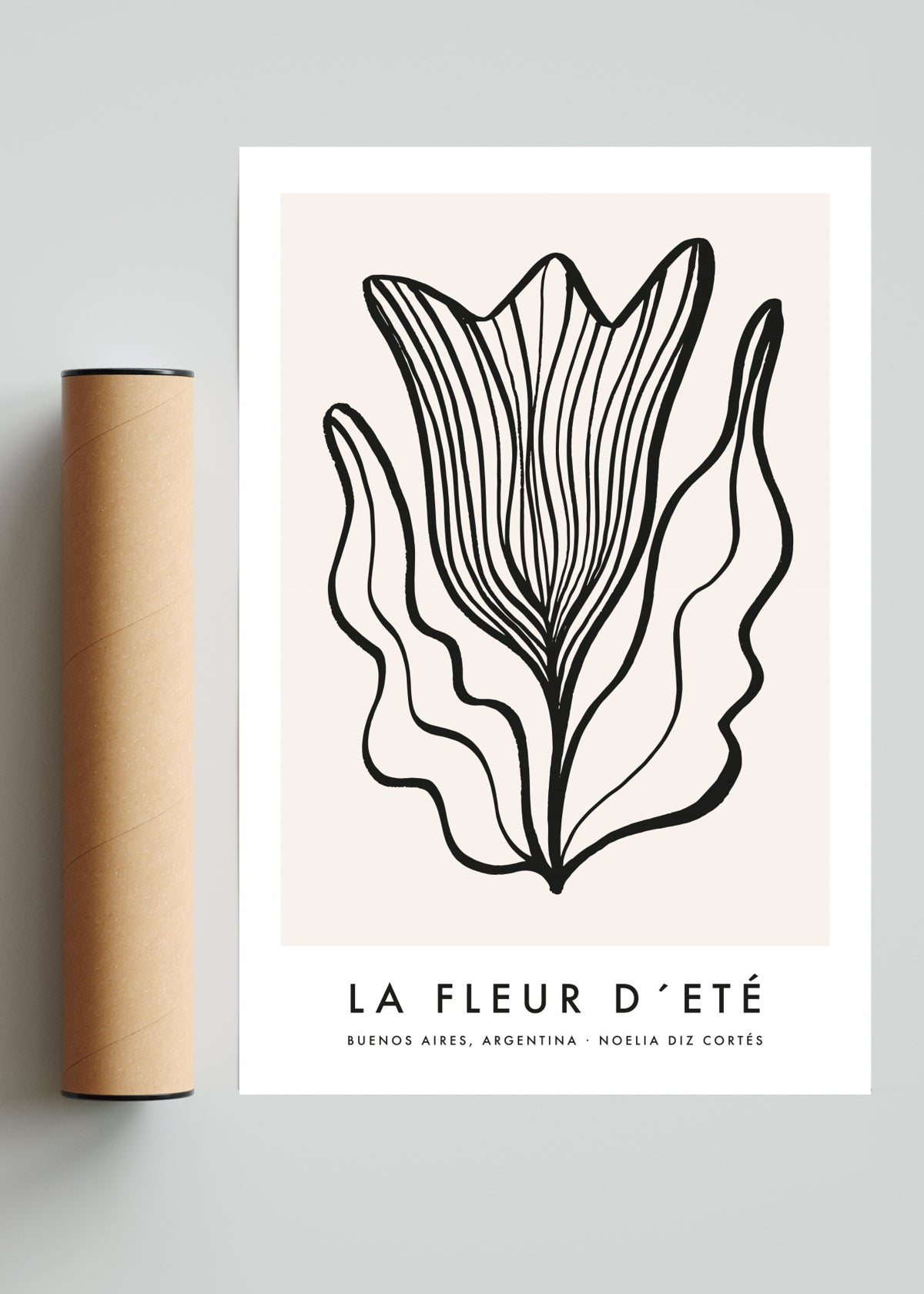 La Fleur D´ Eté - FotoV Solo print