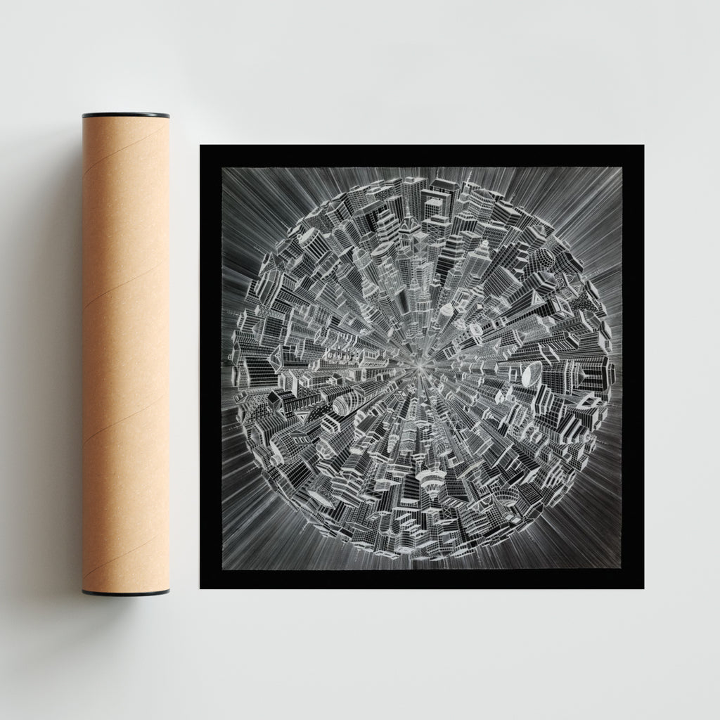 Explosion - Cuadrado solo print