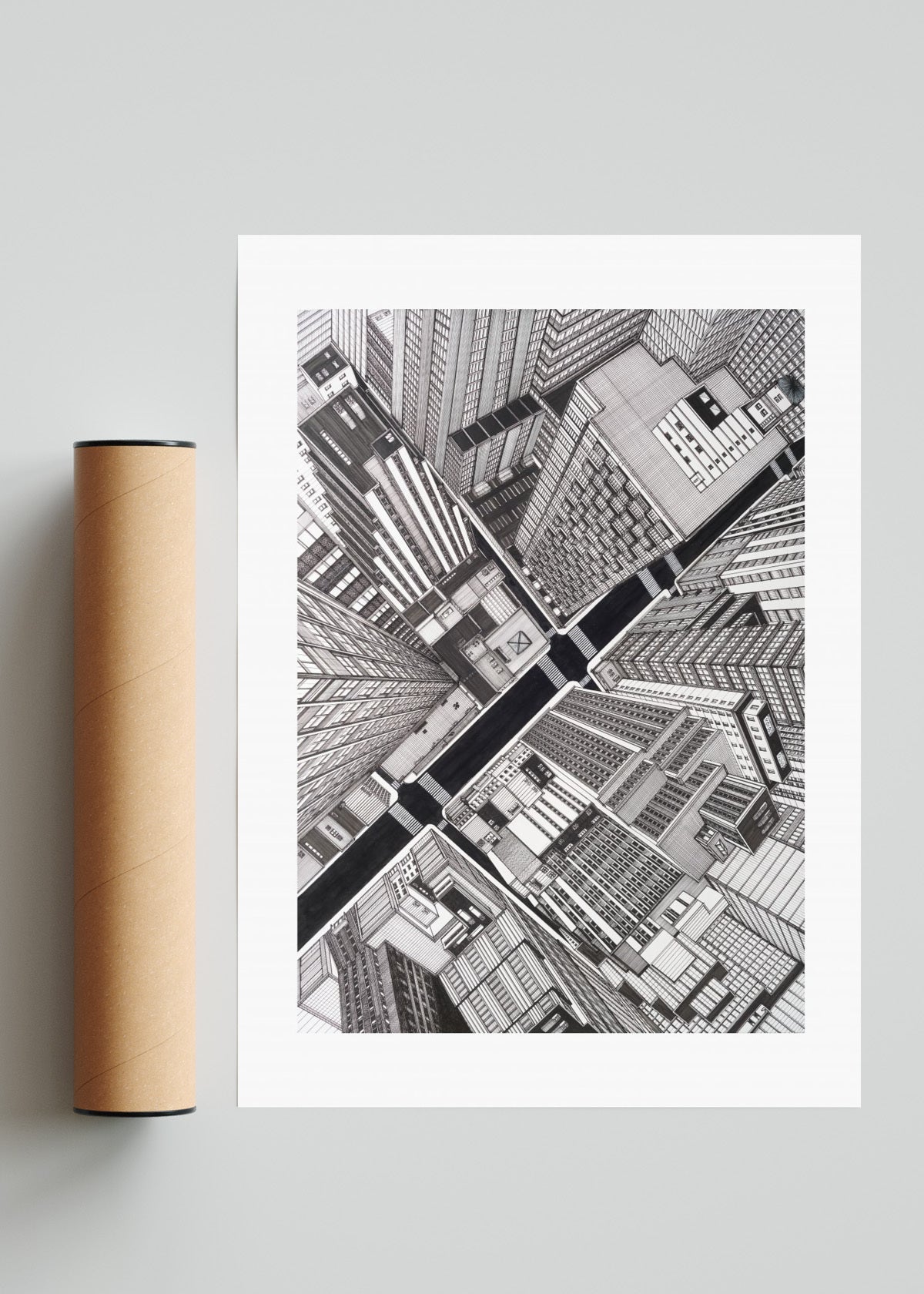 New york city - Retrato solo print
