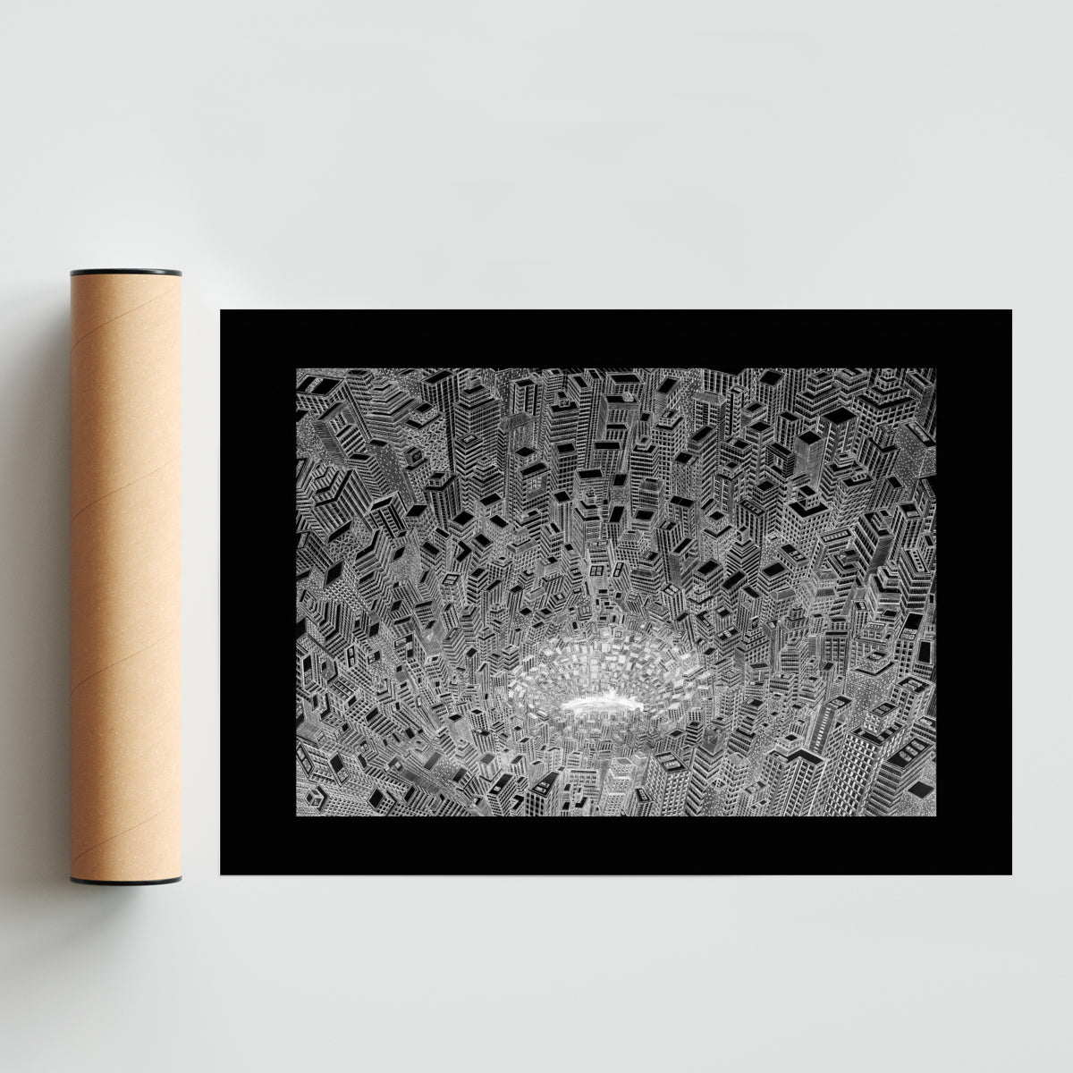 Dimension - dark edition horizontal - Paisaje Solo print