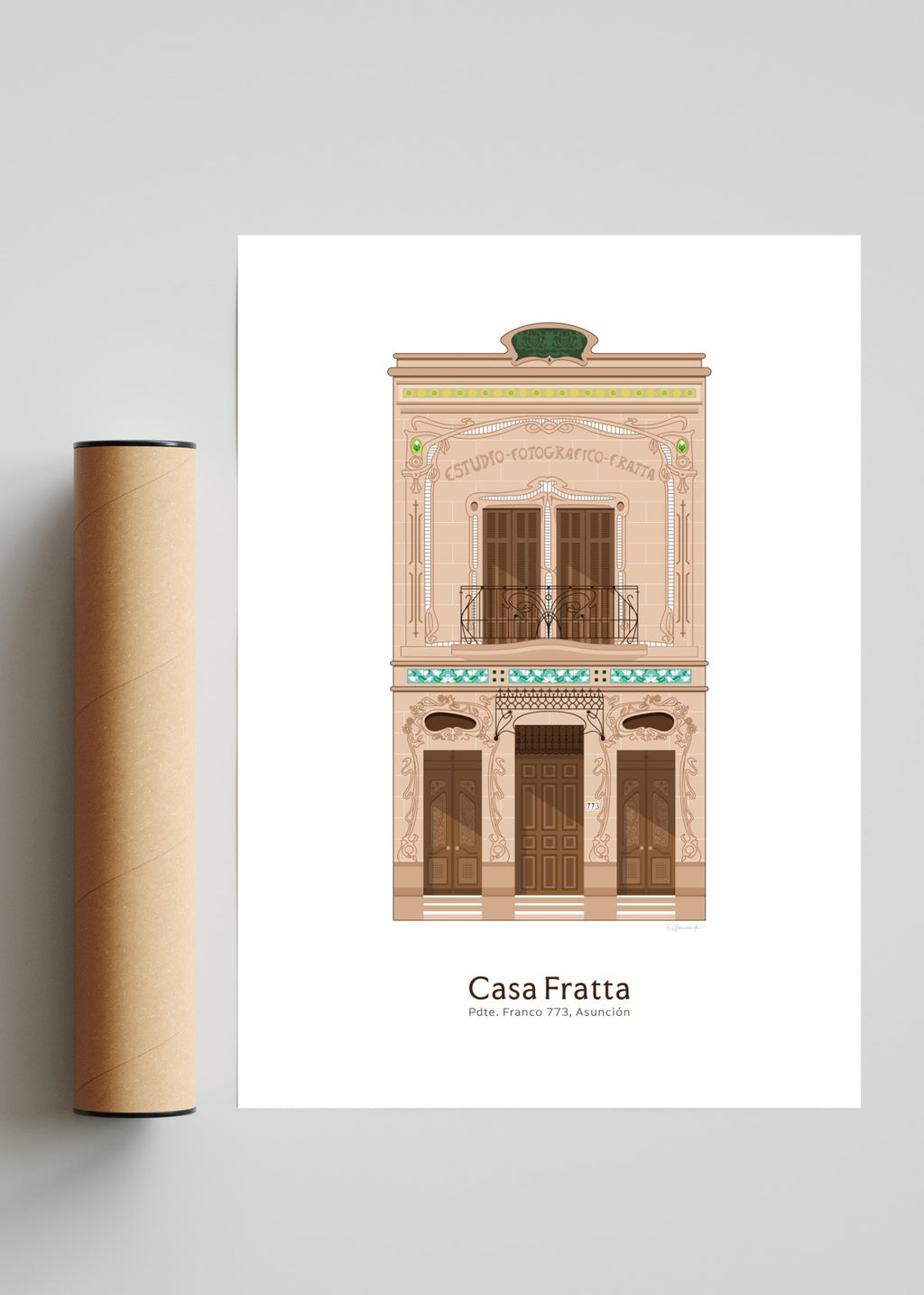 Casa Fratta - Retrato solo print