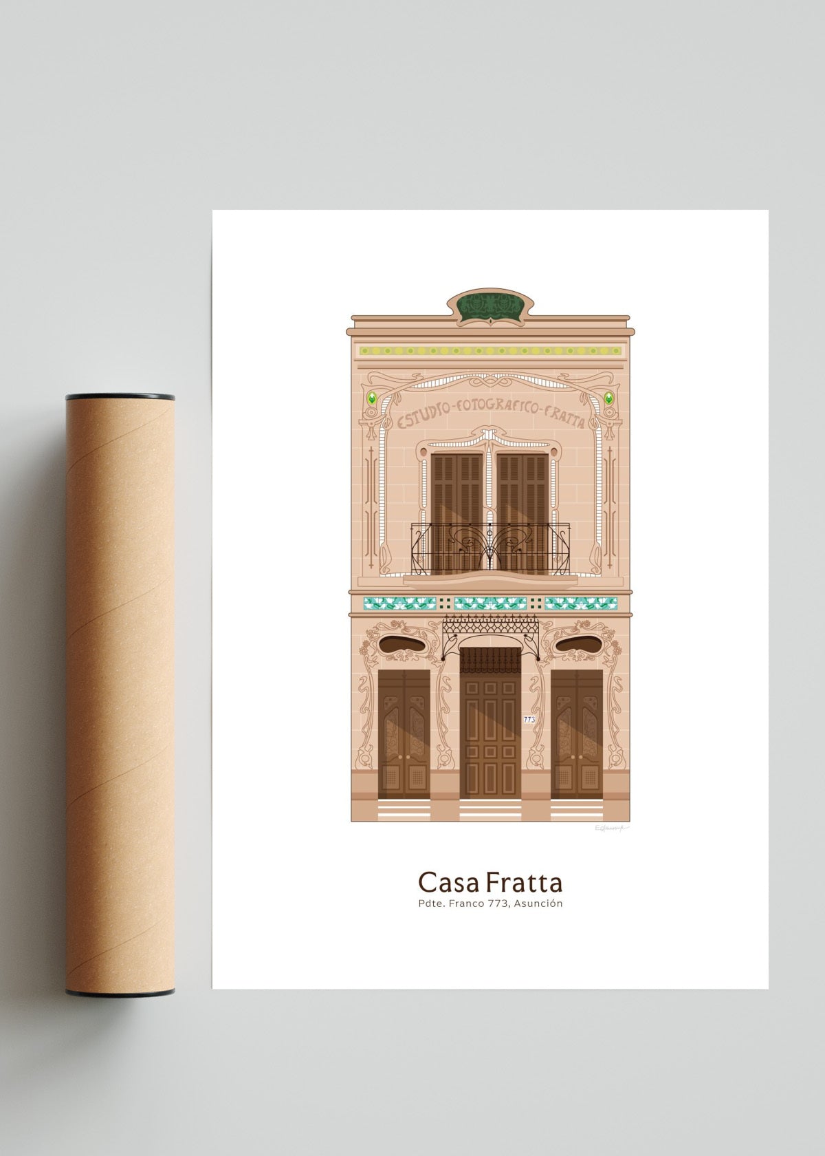 Casa Fratta - Retrato solo print