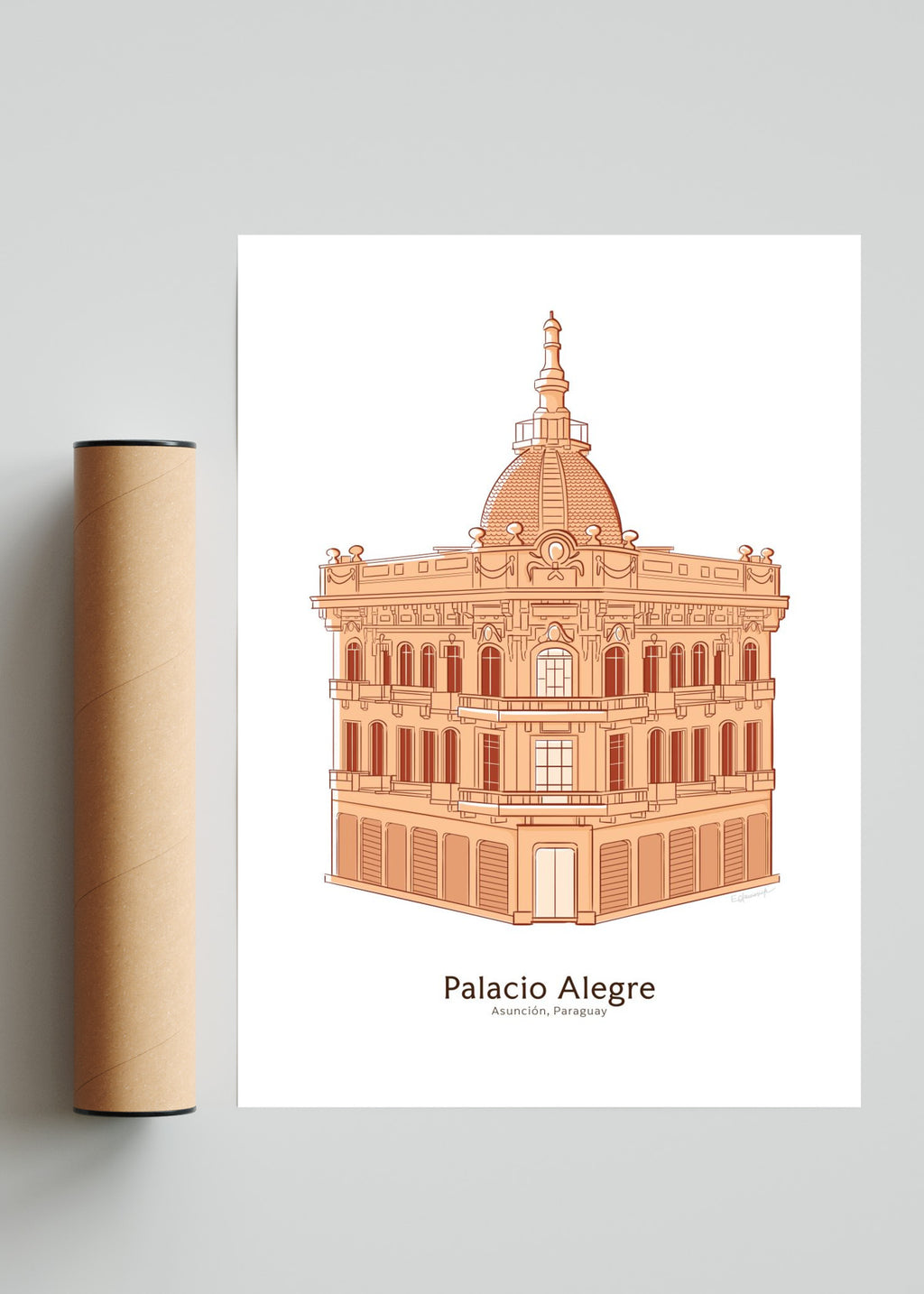 Palacio Alegre - Retrato solo print
