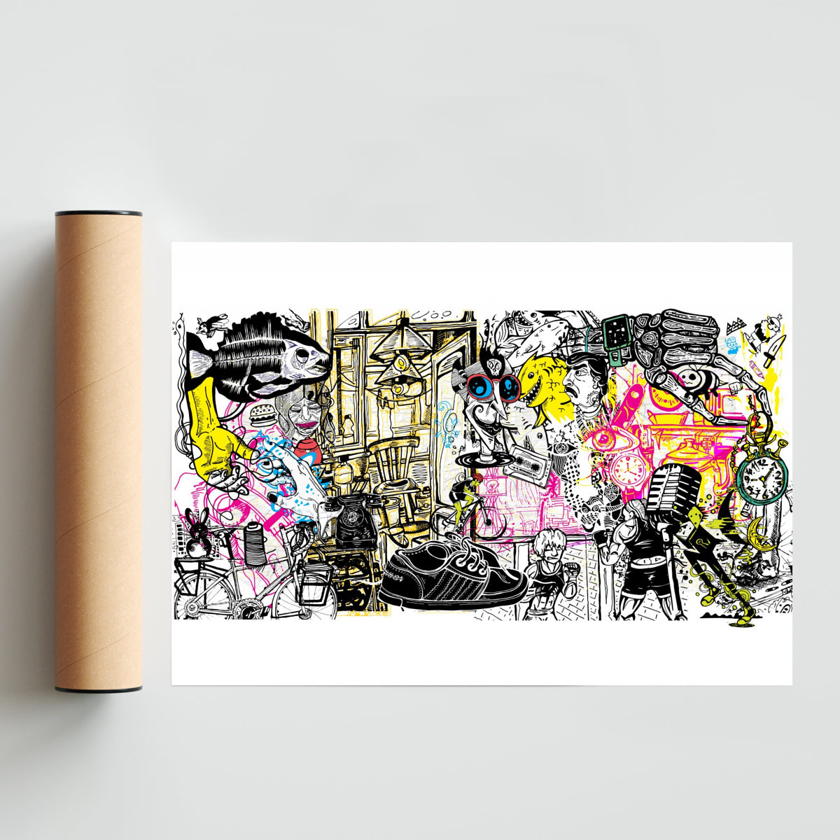Collage - Paisaje Solo print