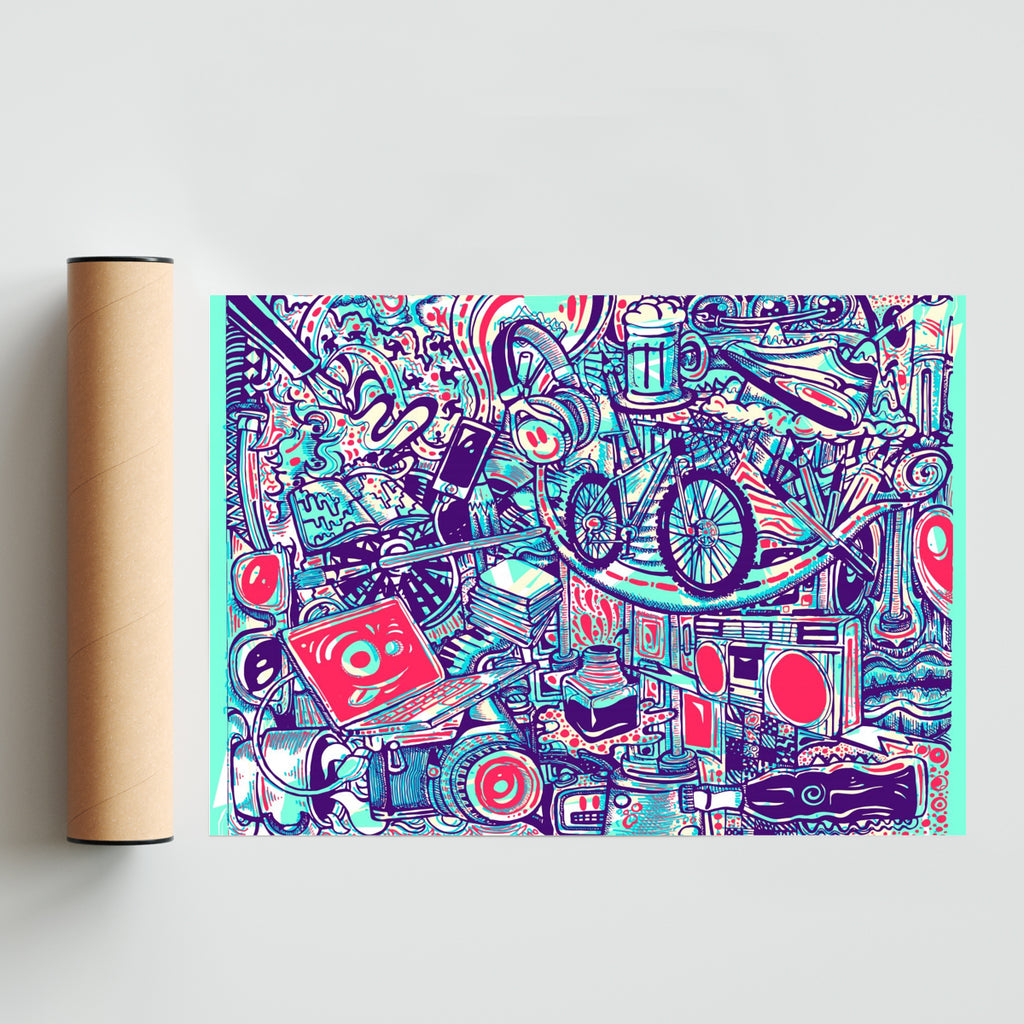 Kuko - Paisaje Solo print