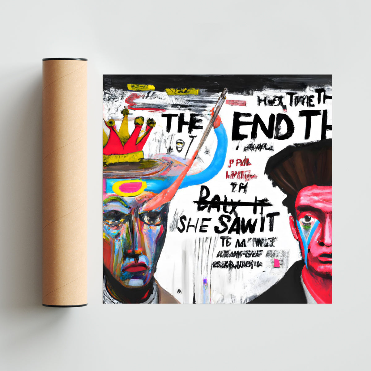 She saw it - Cuadrado solo print