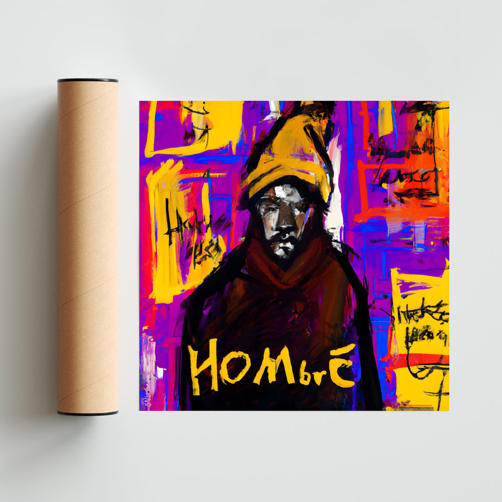 Hombre - Cuadrado solo print