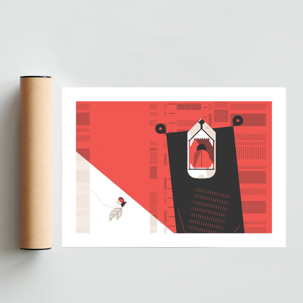 Bostezo de Oso - Paisaje Solo print