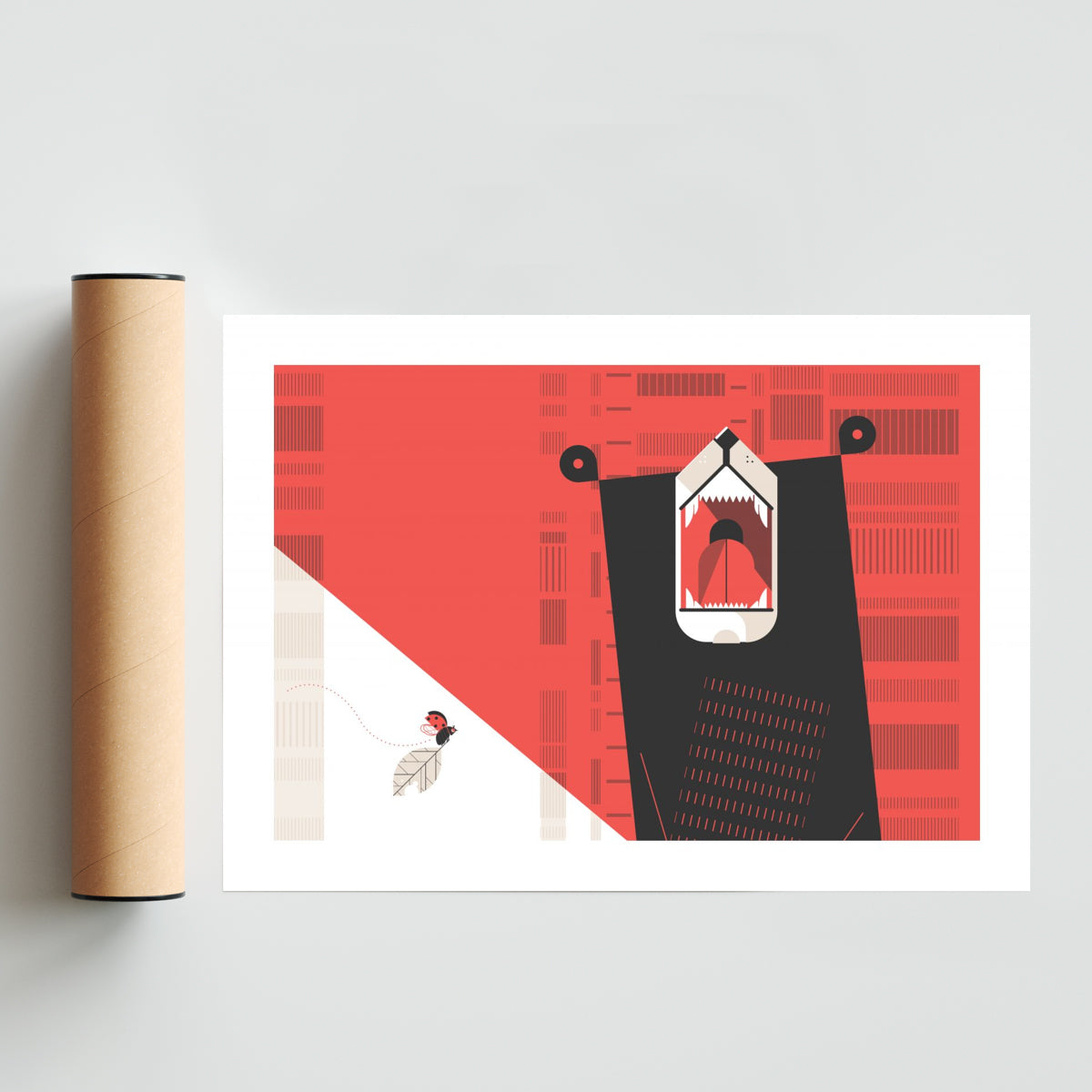 Bostezo de Oso - Paisaje Solo print