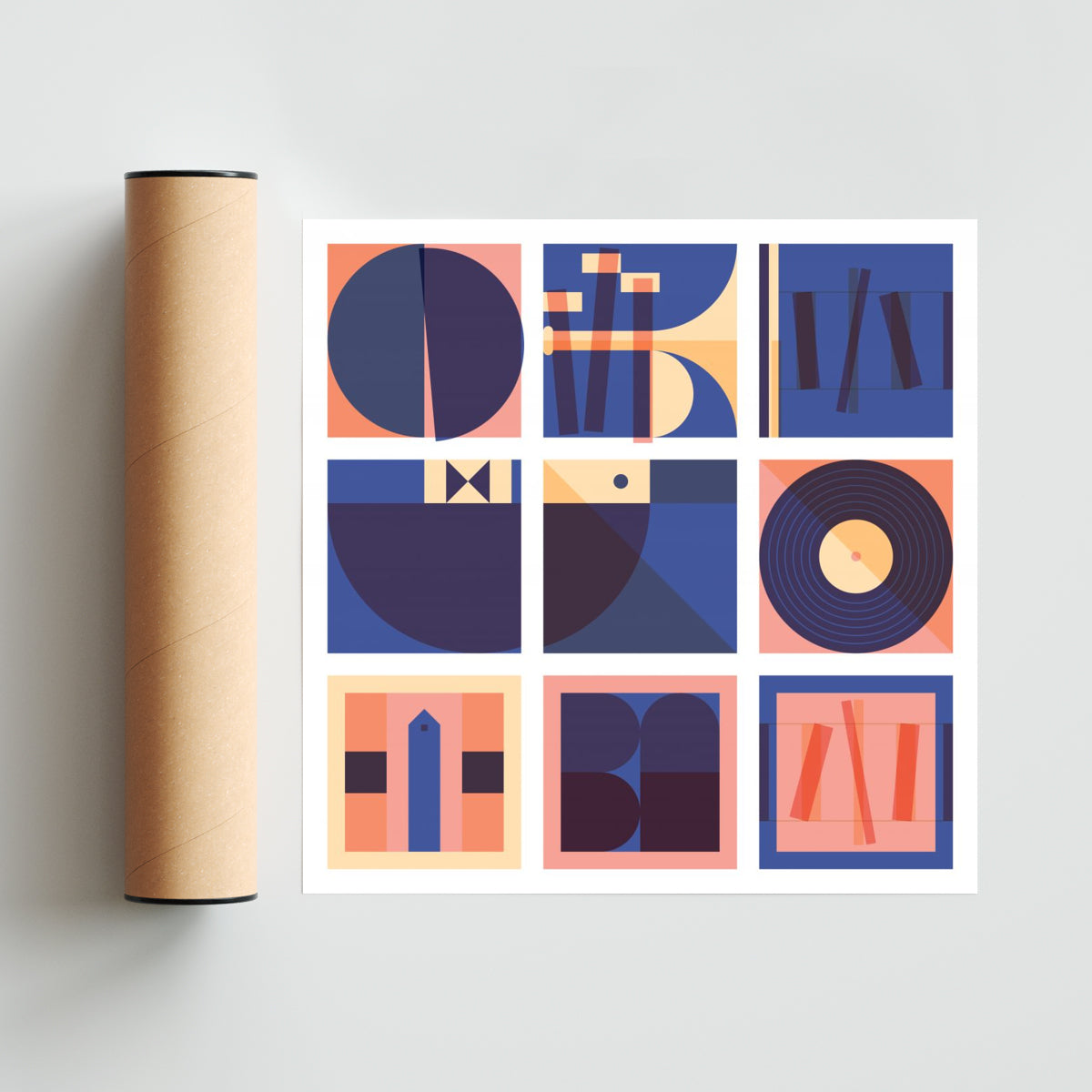 Jazz BA - Cuadrado solo print