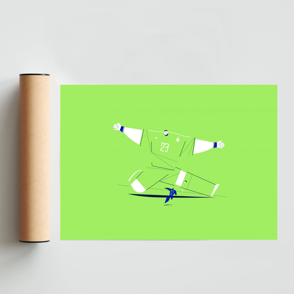 Dibu gigante - Paisaje Solo print