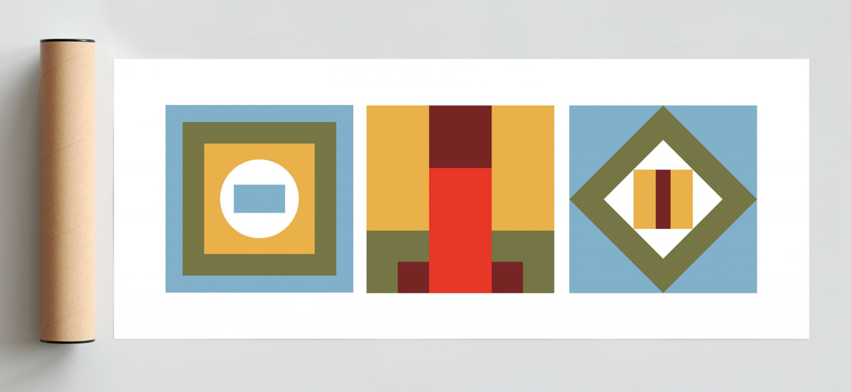 Abstract look - Pano H Solo print