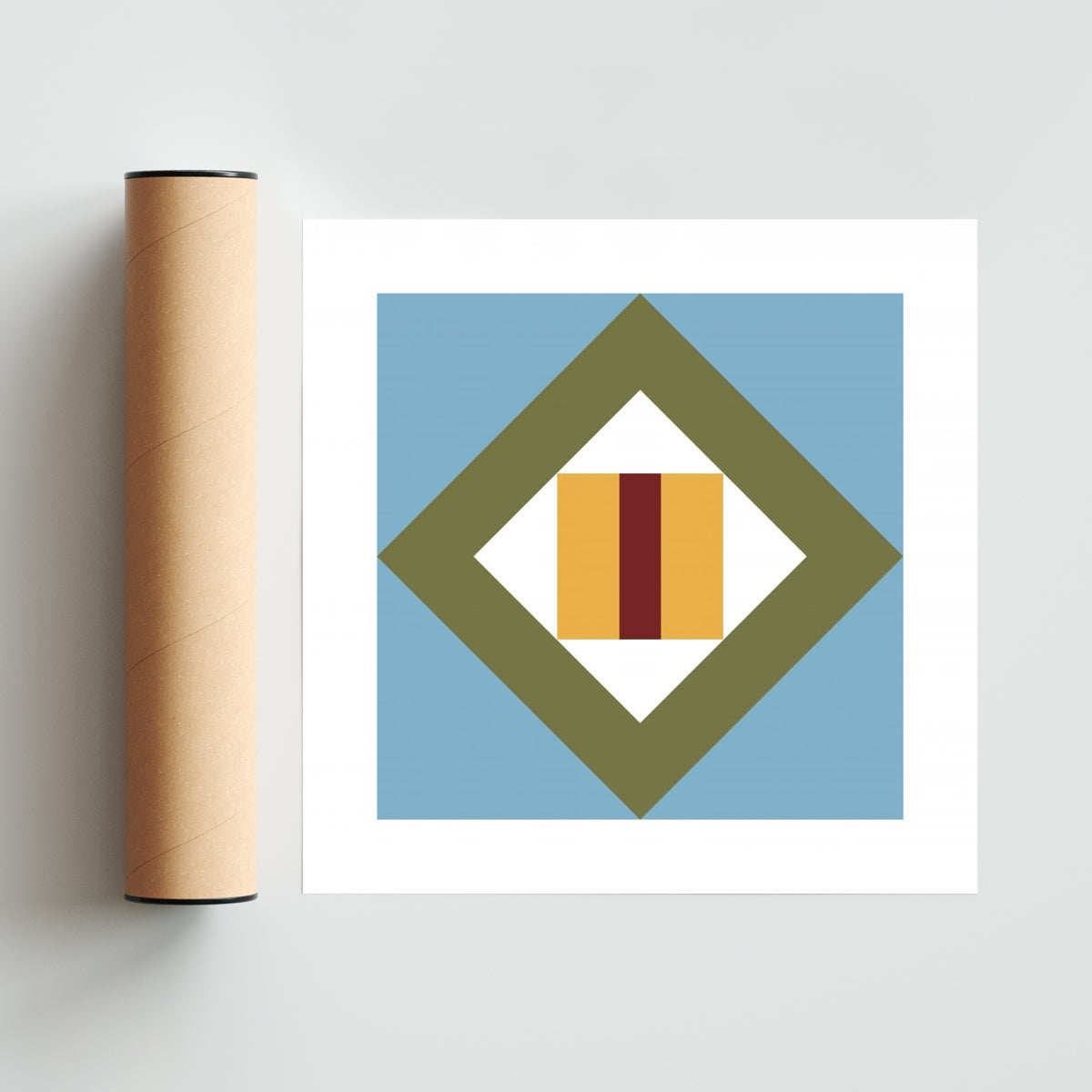 Snake eye - Cuadrado solo print