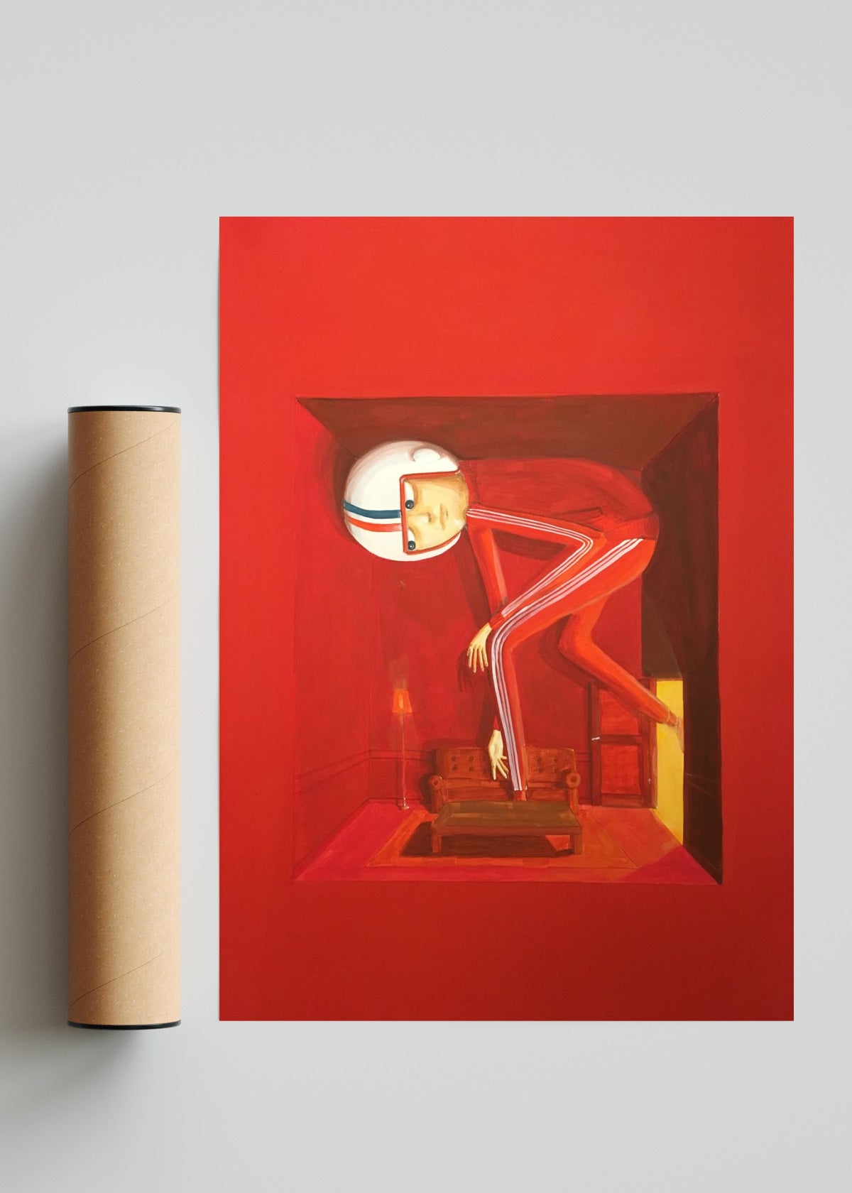 CUARTO ROJO - Retrato solo print