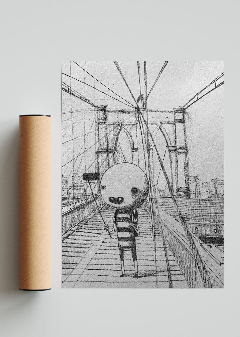 NEURONA EN BROOKLYN - Retrato solo print