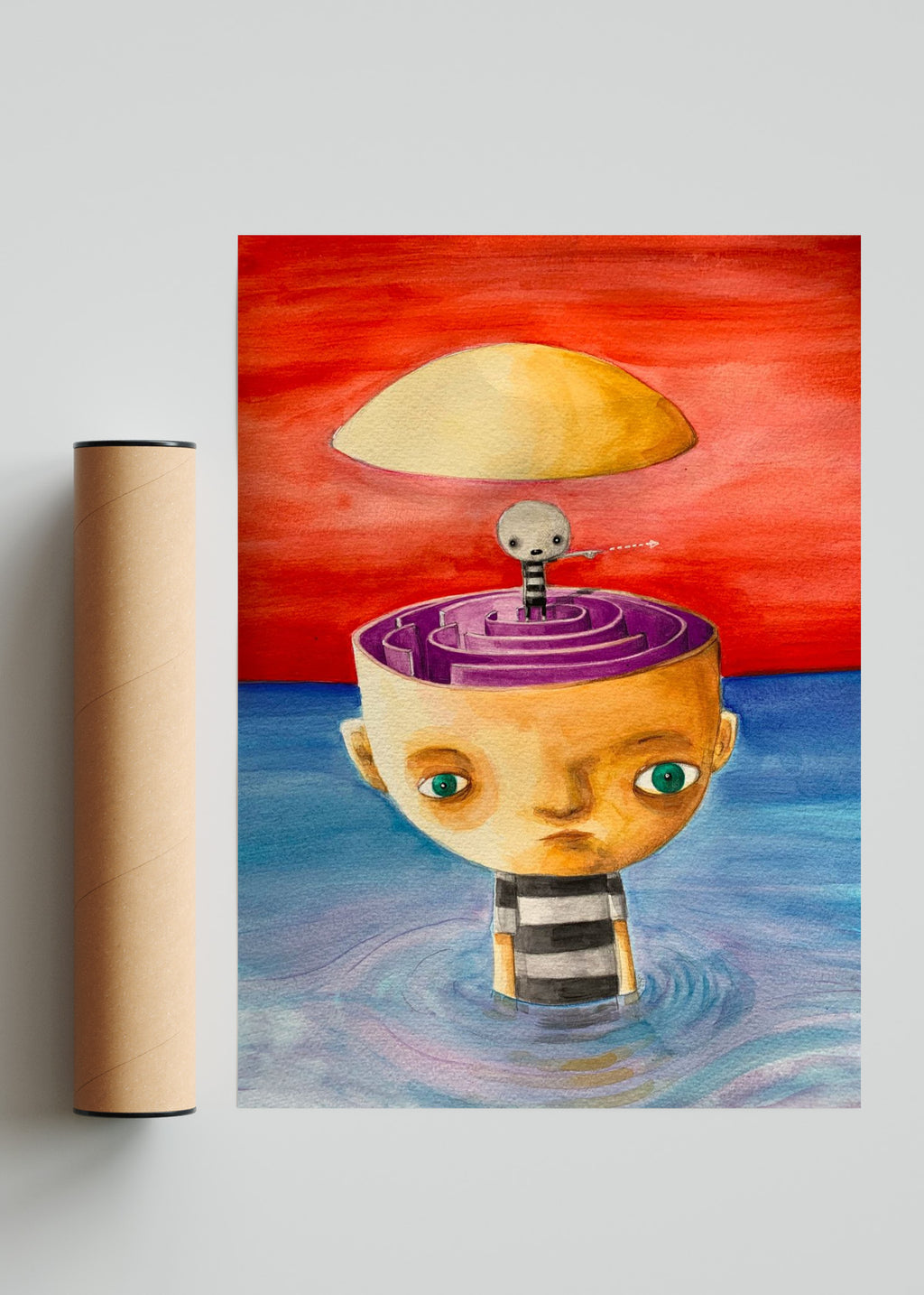 LA NEURONA DE LA NEURONA - Retrato solo print