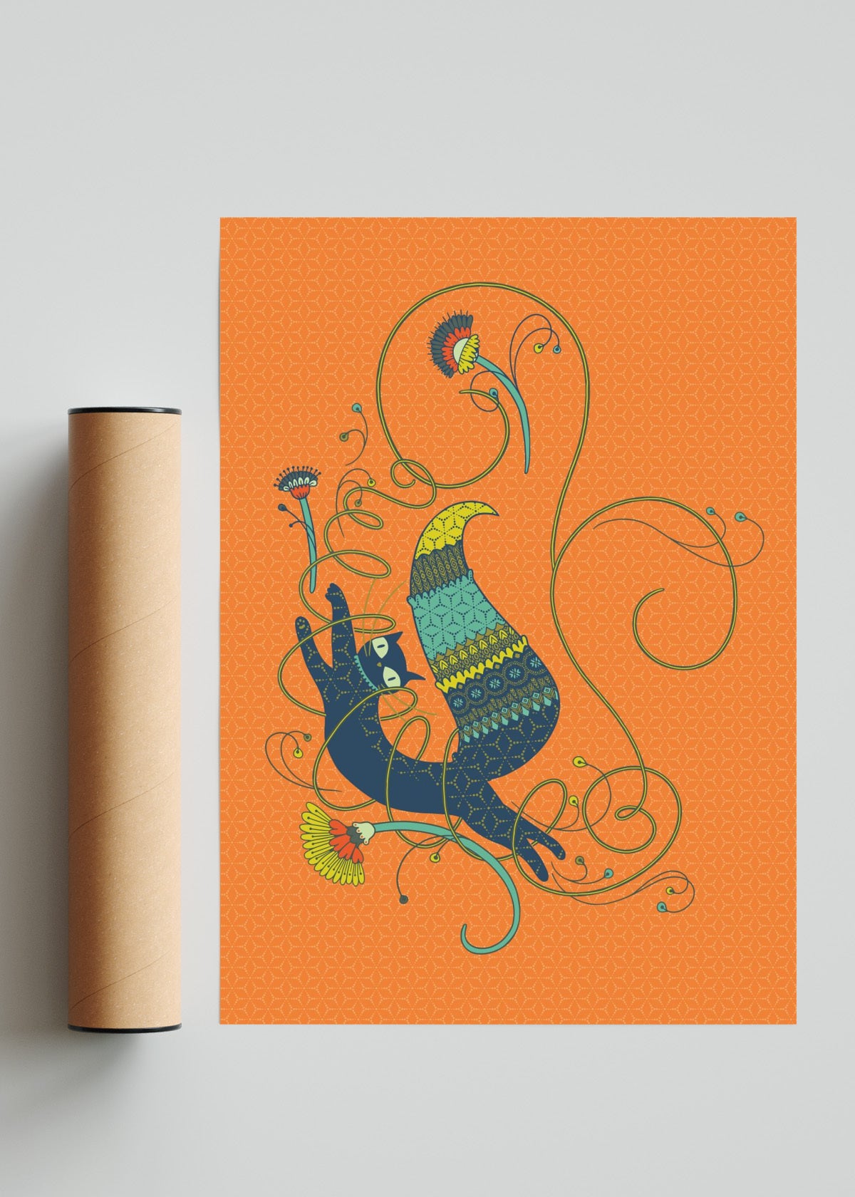 El salto felino - Retrato solo print