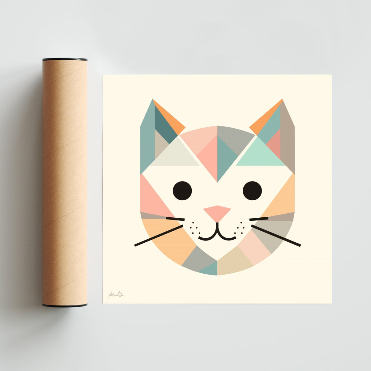 Tato el gato - Cuadrado solo print
