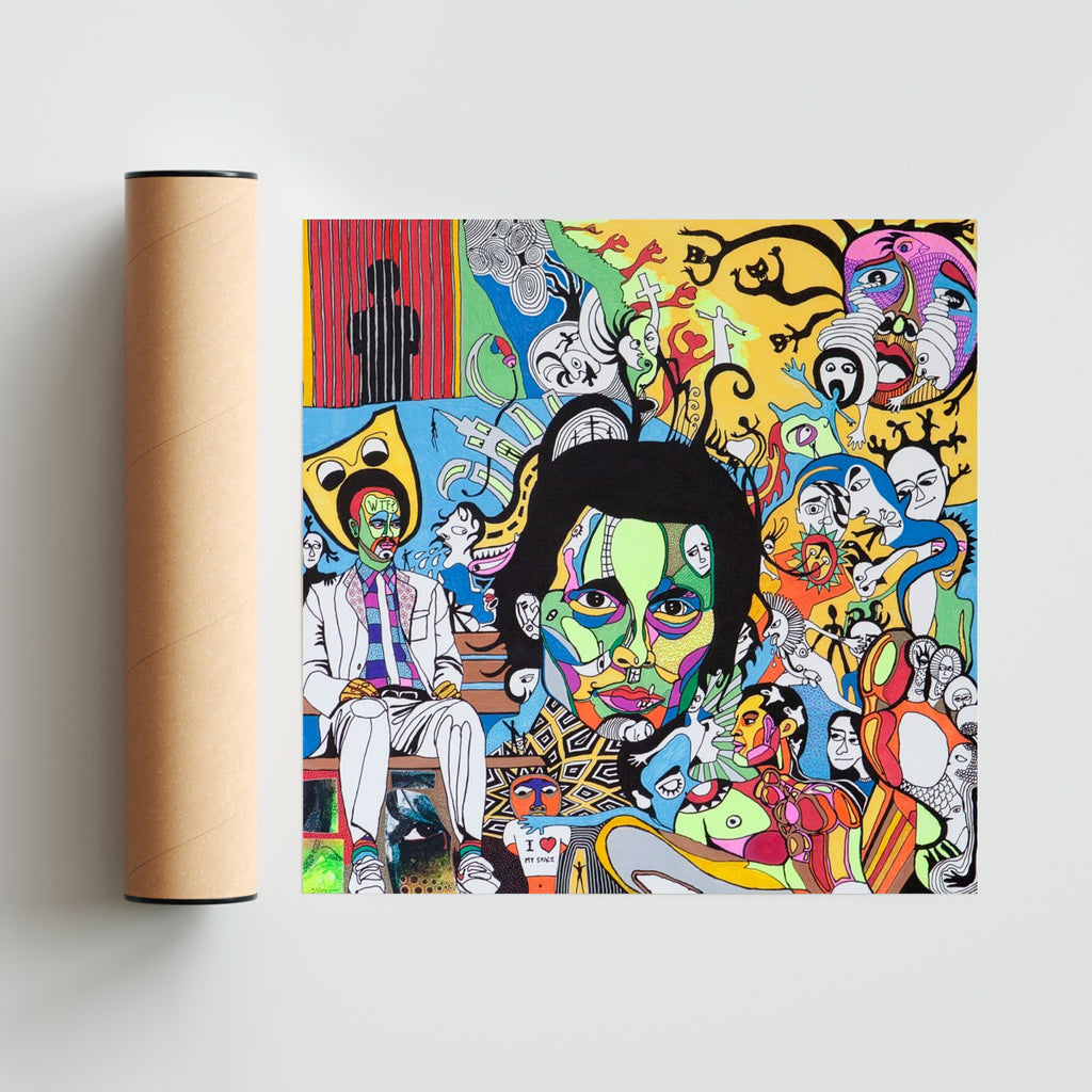 Portrait of a Prince - Cuadrado solo print