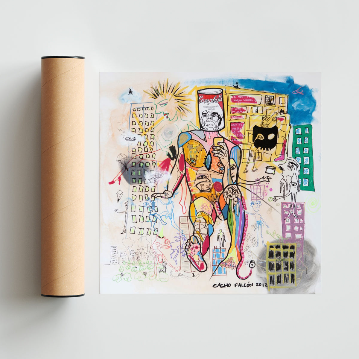 Andy's Soup - Cuadrado solo print