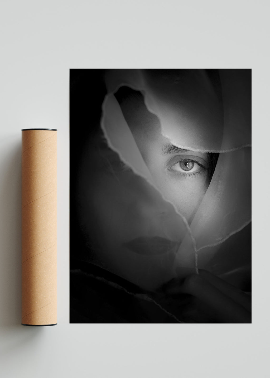 Pétalos de seda - Retrato solo print