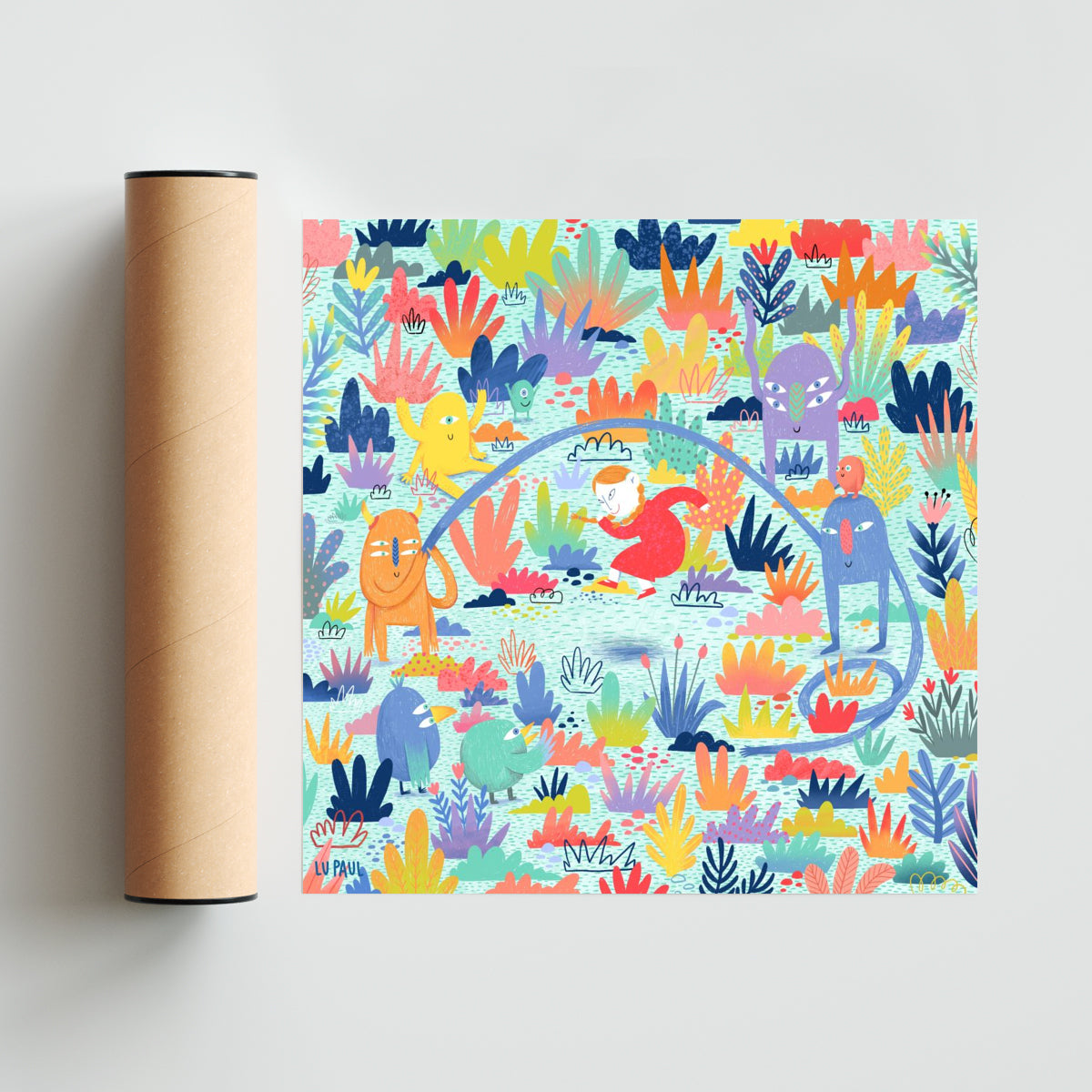 Nuevos Amigos - Cuadrado solo print