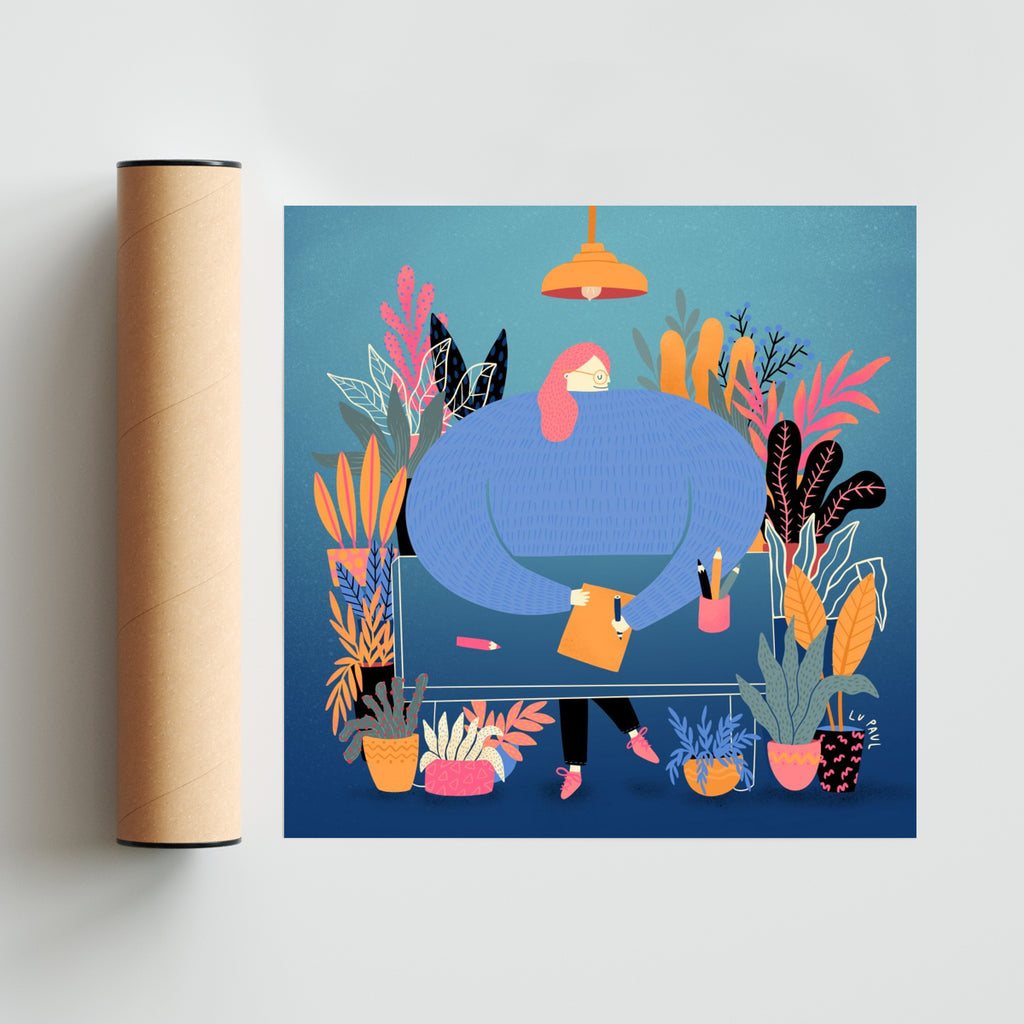 Dibujando - Cuadrado solo print