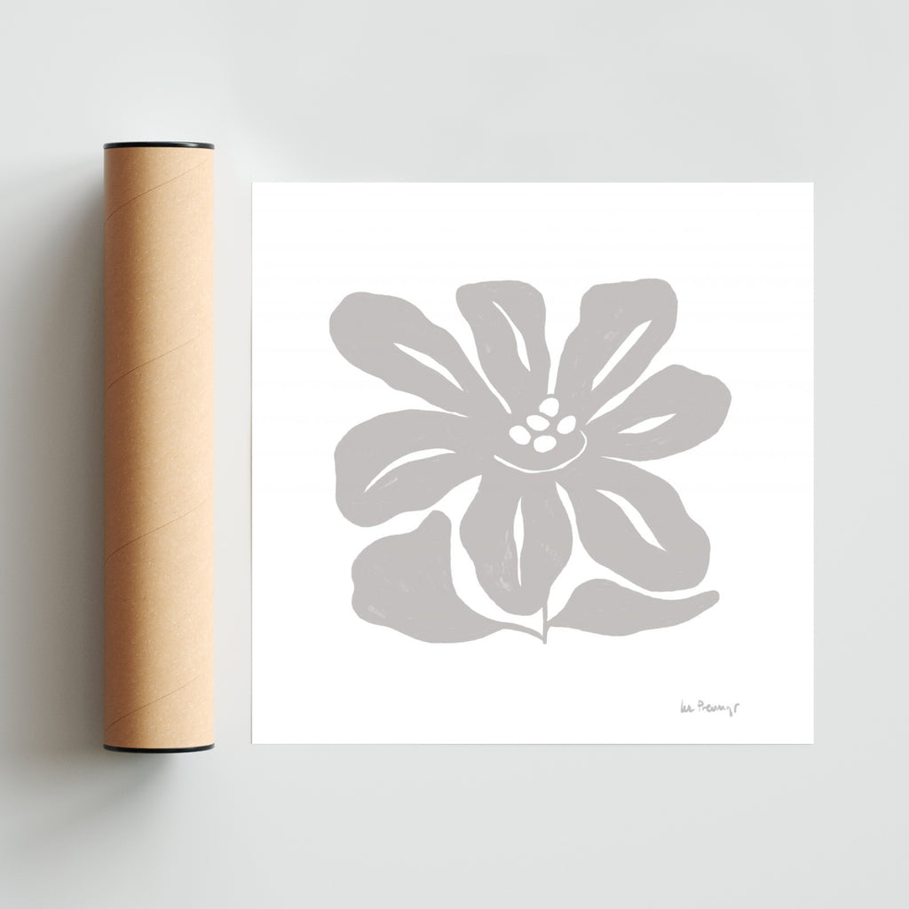 Flor neutra 9 - Cuadrado solo print