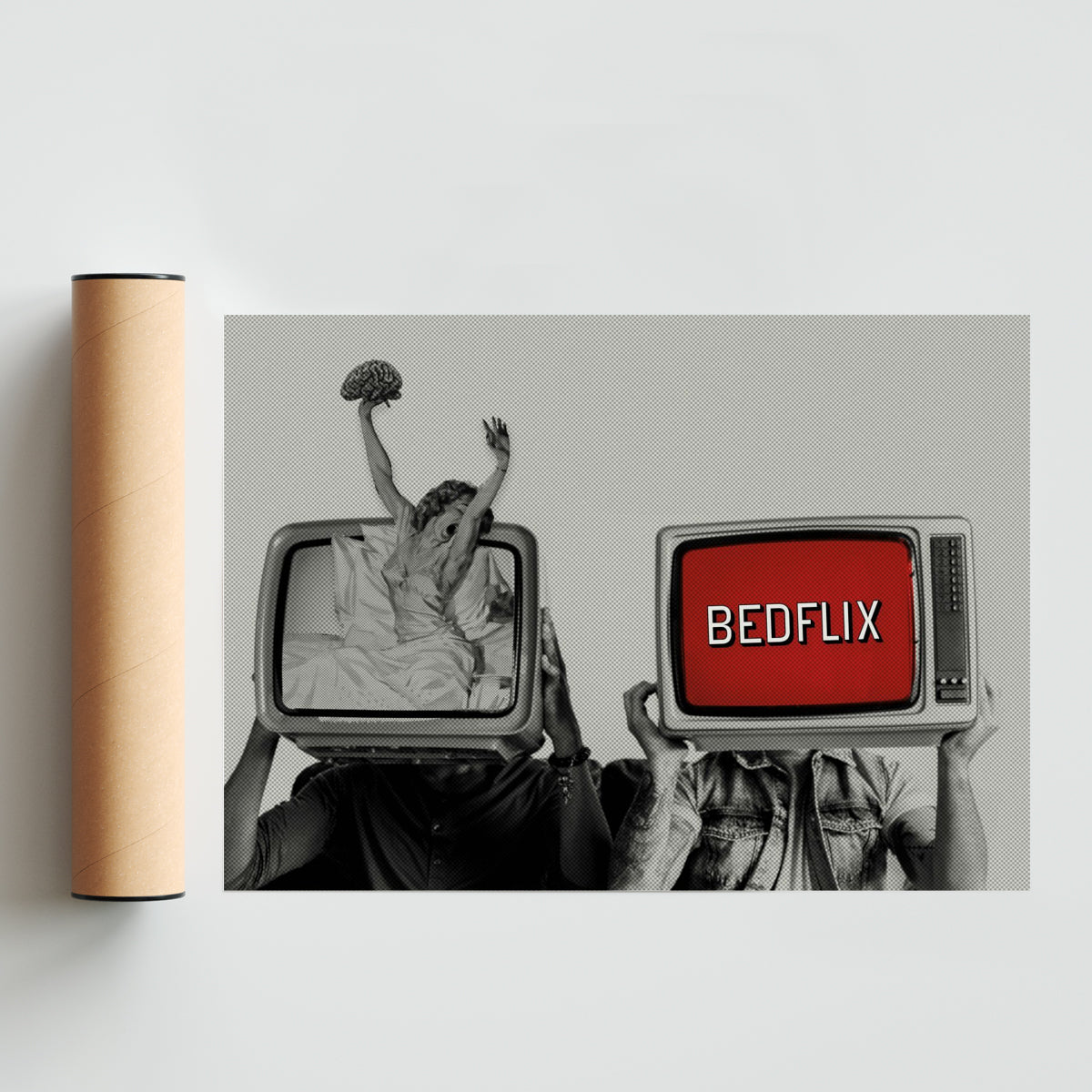 Bedflix - Paisaje Solo print