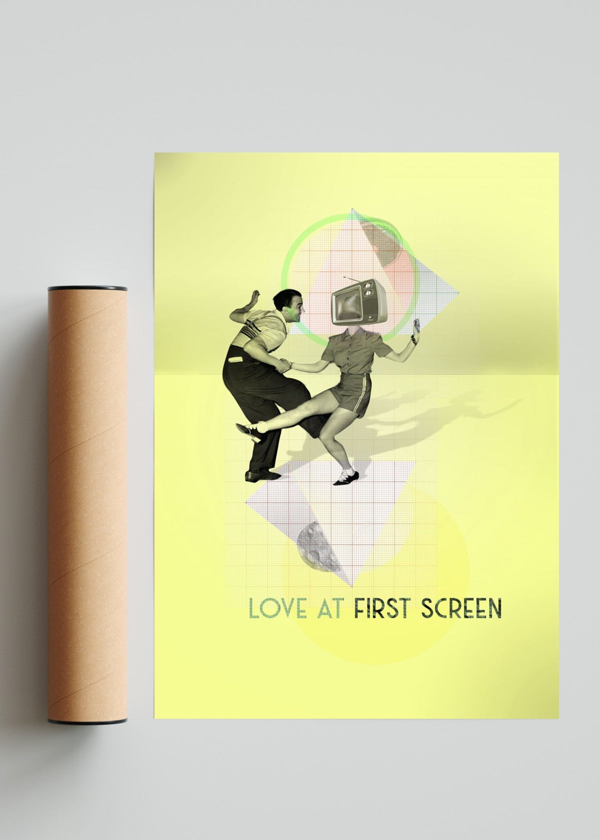 Love at first screen - Retrato solo print