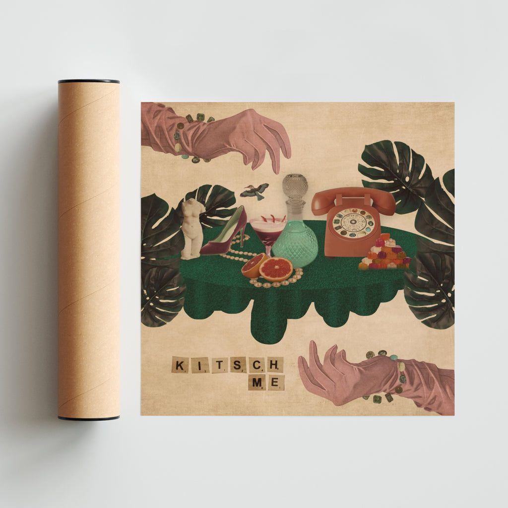 Kitsch me - Cuadrado solo print