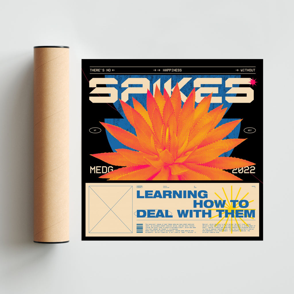 Spikes - Cuadrado solo print