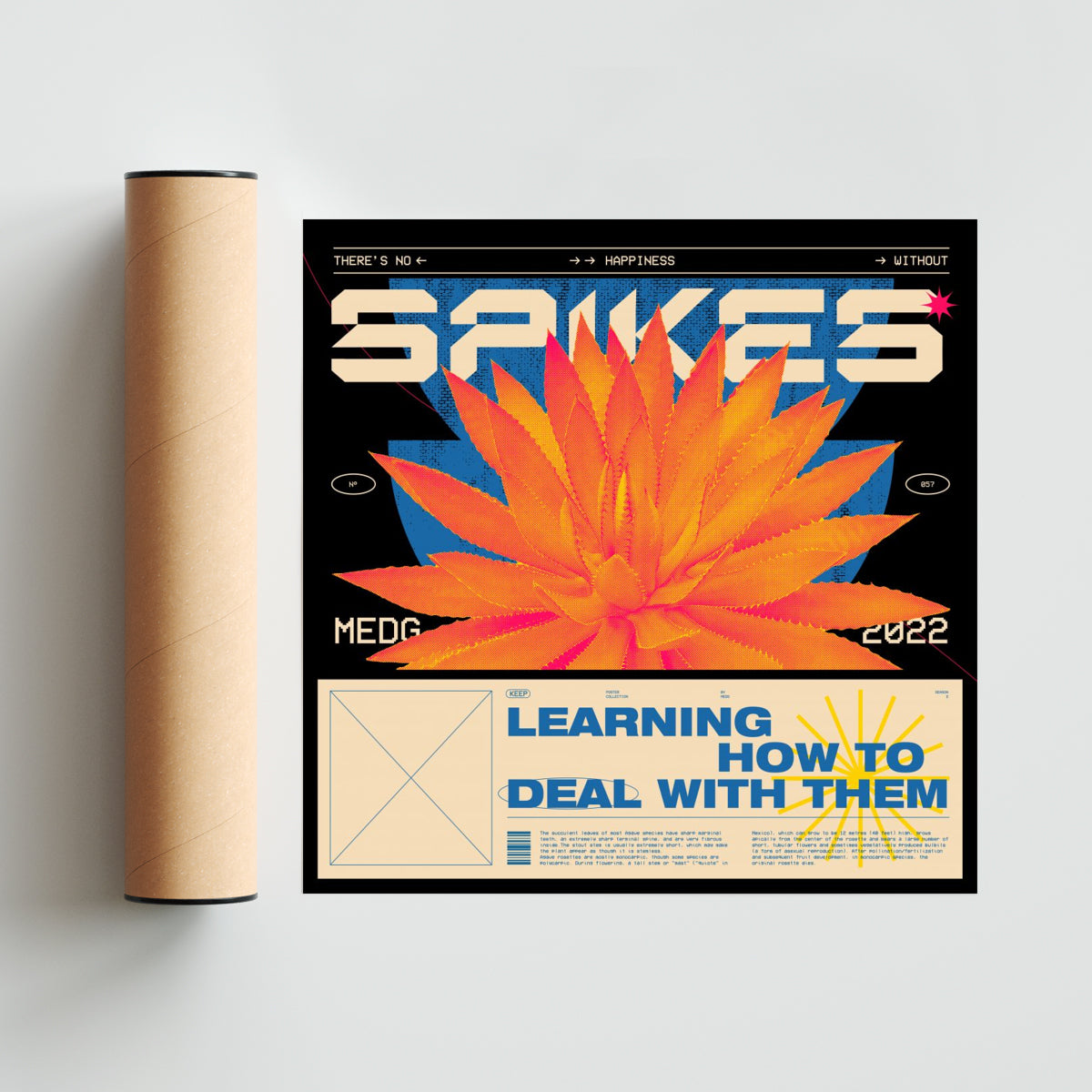 Spikes - Cuadrado solo print