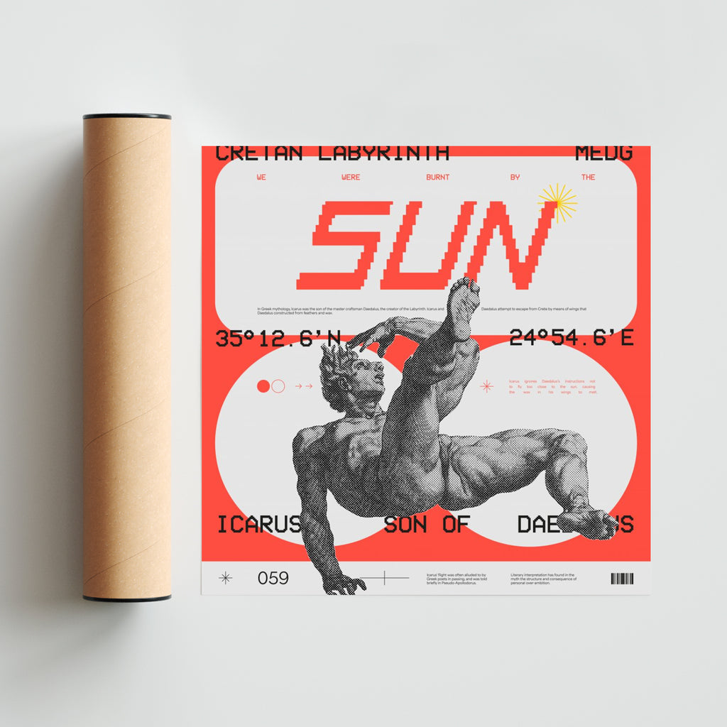 Sun - Cuadrado solo print