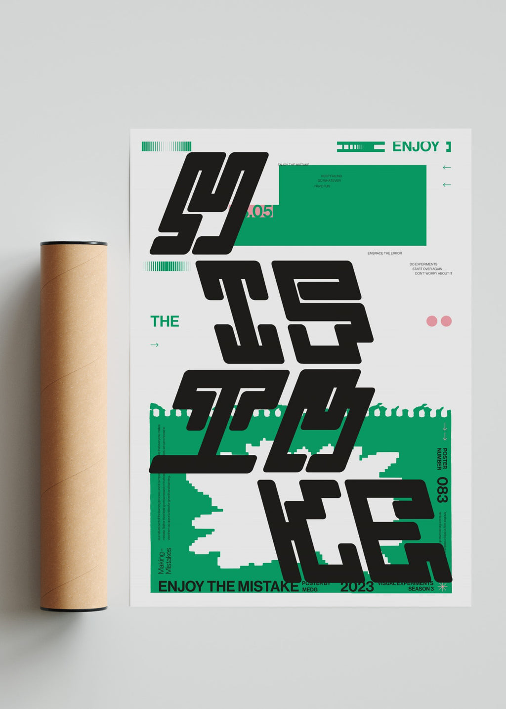 Enjoy The Mistake - Retrato solo print