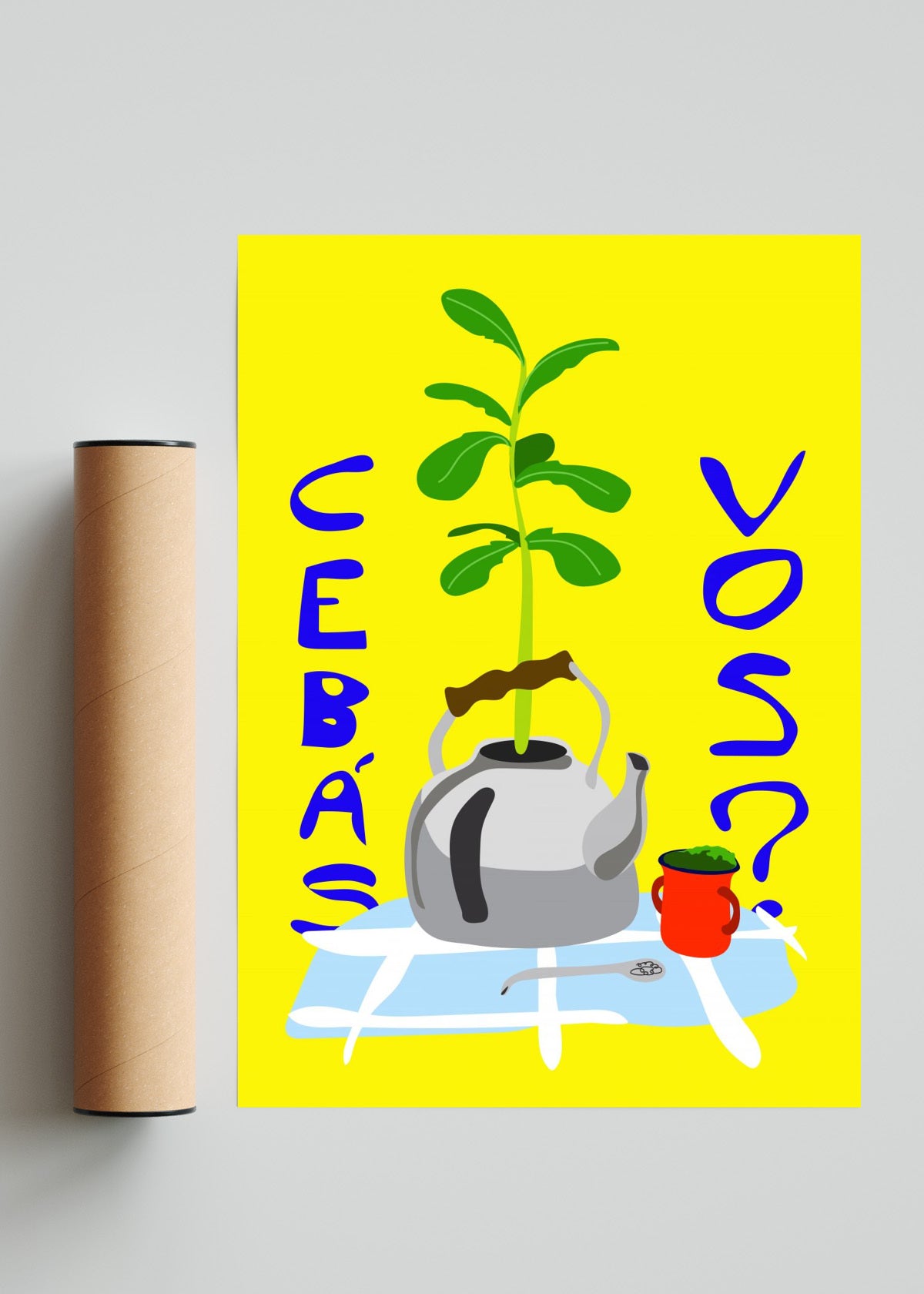 Cebás vos? - Retrato solo print