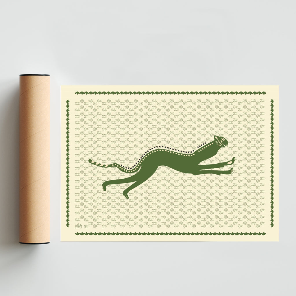 Un cuadrito verde - Paisaje Solo print