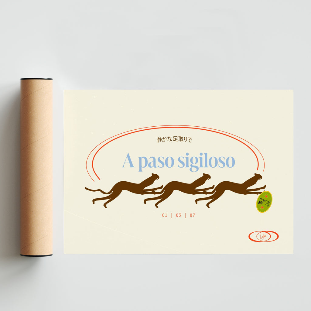 A paso sigiloso - Bone - Paisaje Solo print