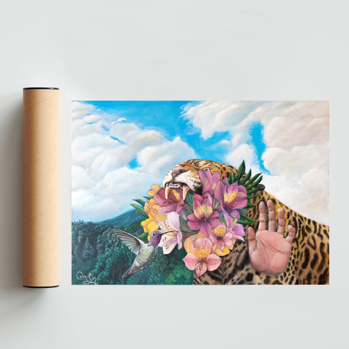 El mito del equilibrio del mundo - Paisaje Solo print