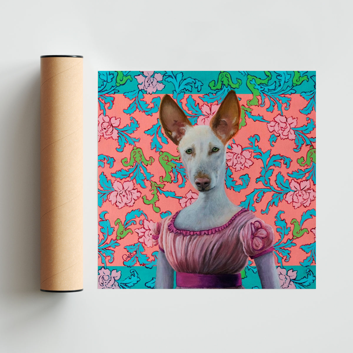 Portrait of a princess - Cuadrado solo print