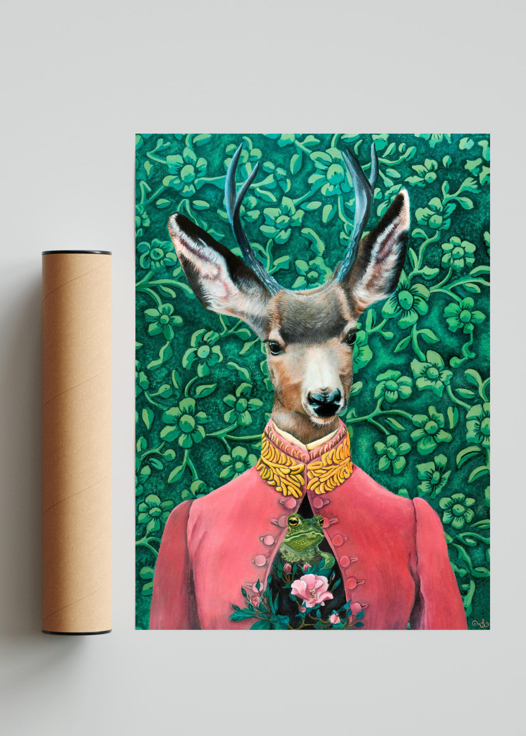 El corazón del bosque - Retrato - Retrato solo print