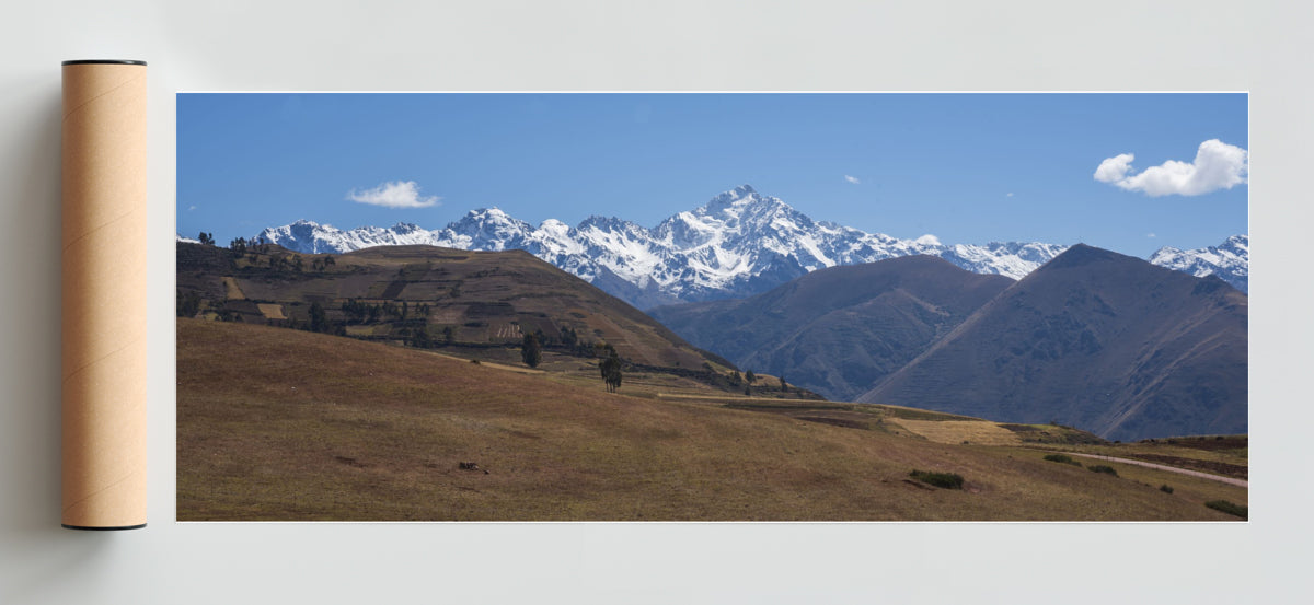 Montañas de Maras (panorámica) - Pano H Solo print