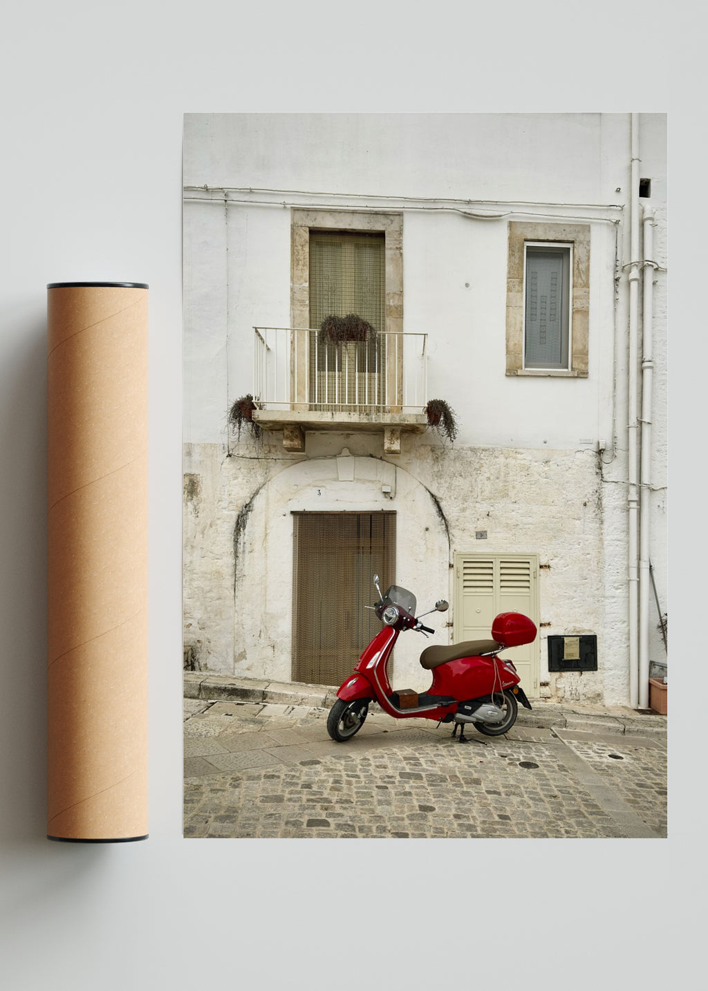 Vespa Alberobello - FotoV Solo print