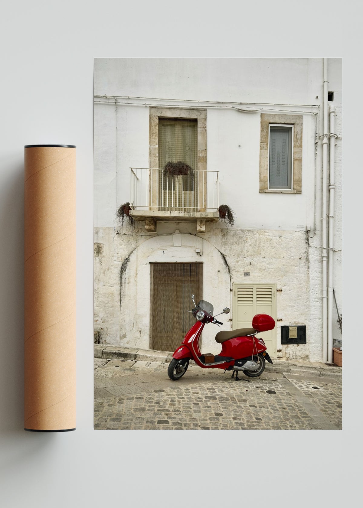 Vespa Alberobello - FotoV Solo print