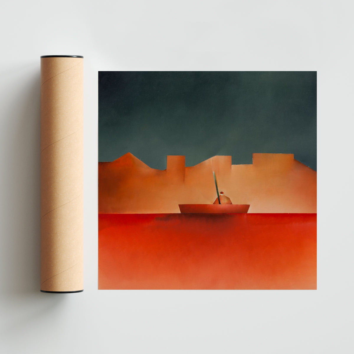 Saltar Muros - Cuadrado solo print