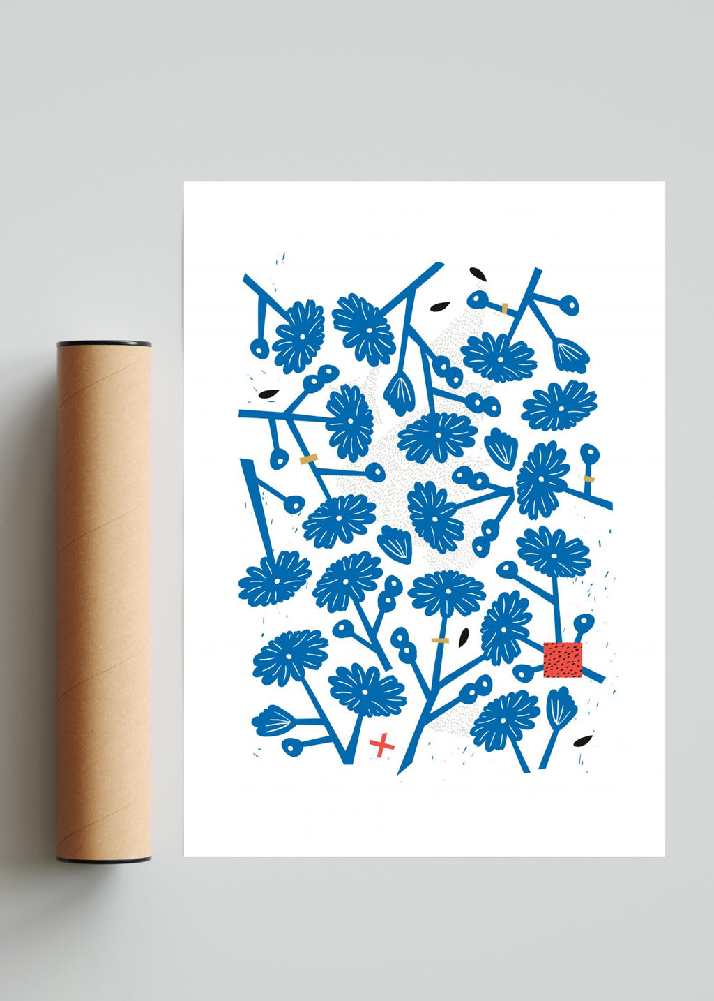 LA FLOR AZUL - Retrato solo print