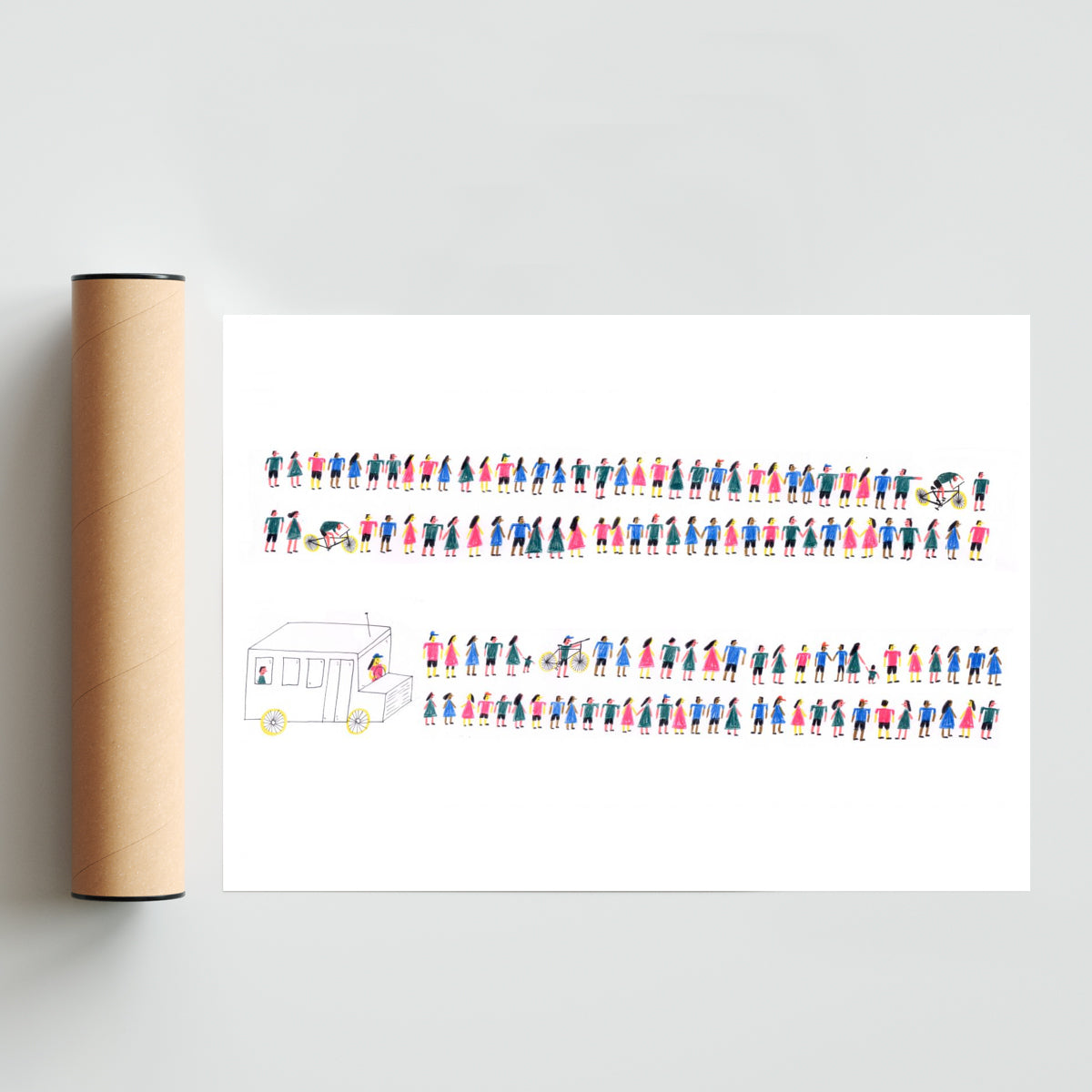 El viaje - Paisaje Solo print