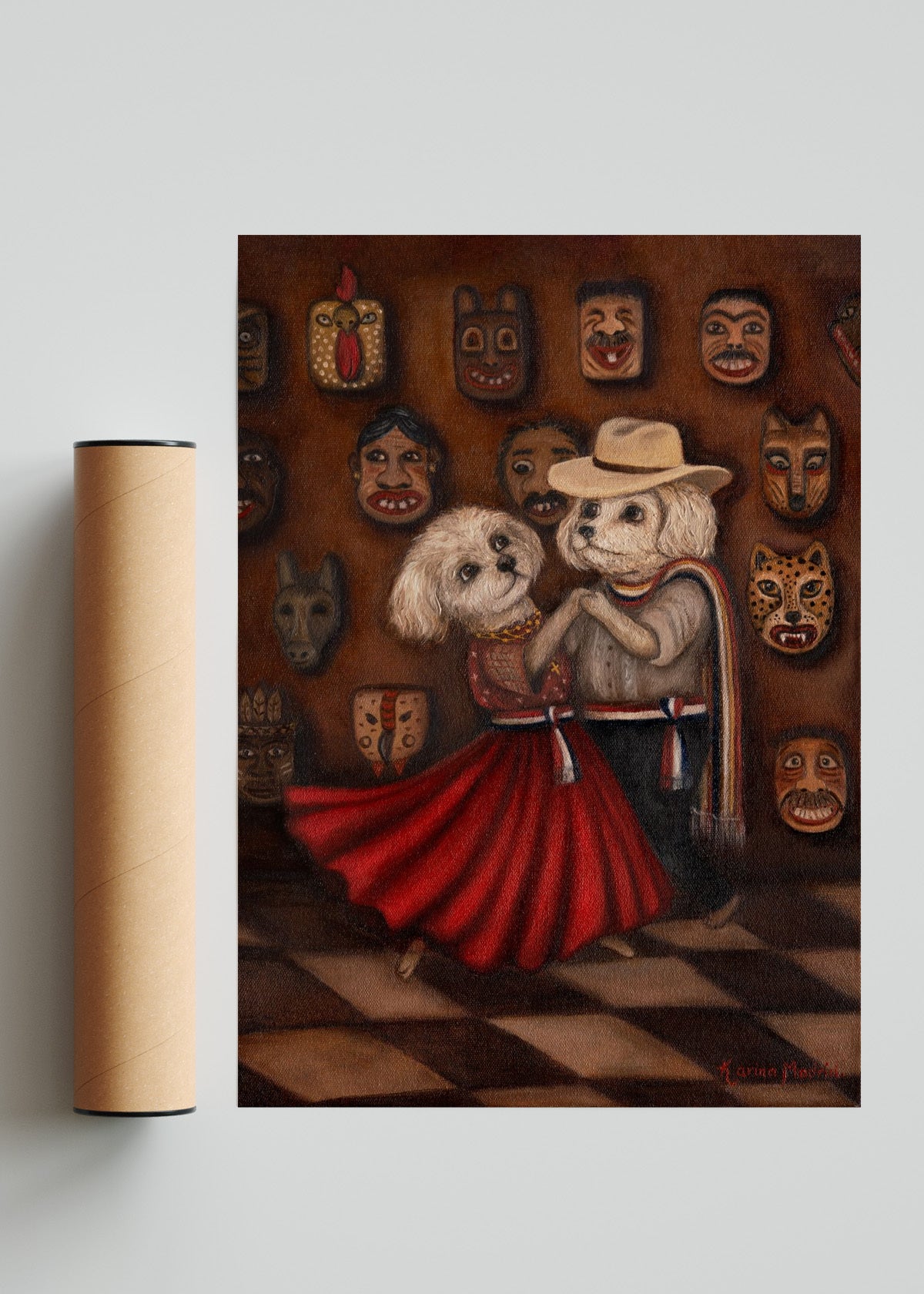 Jeroky popo - Retrato solo print