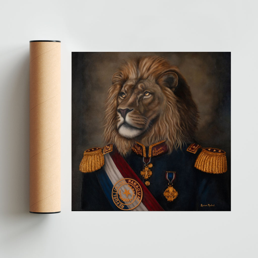 El Gran Mariscal - Cuadrado solo print