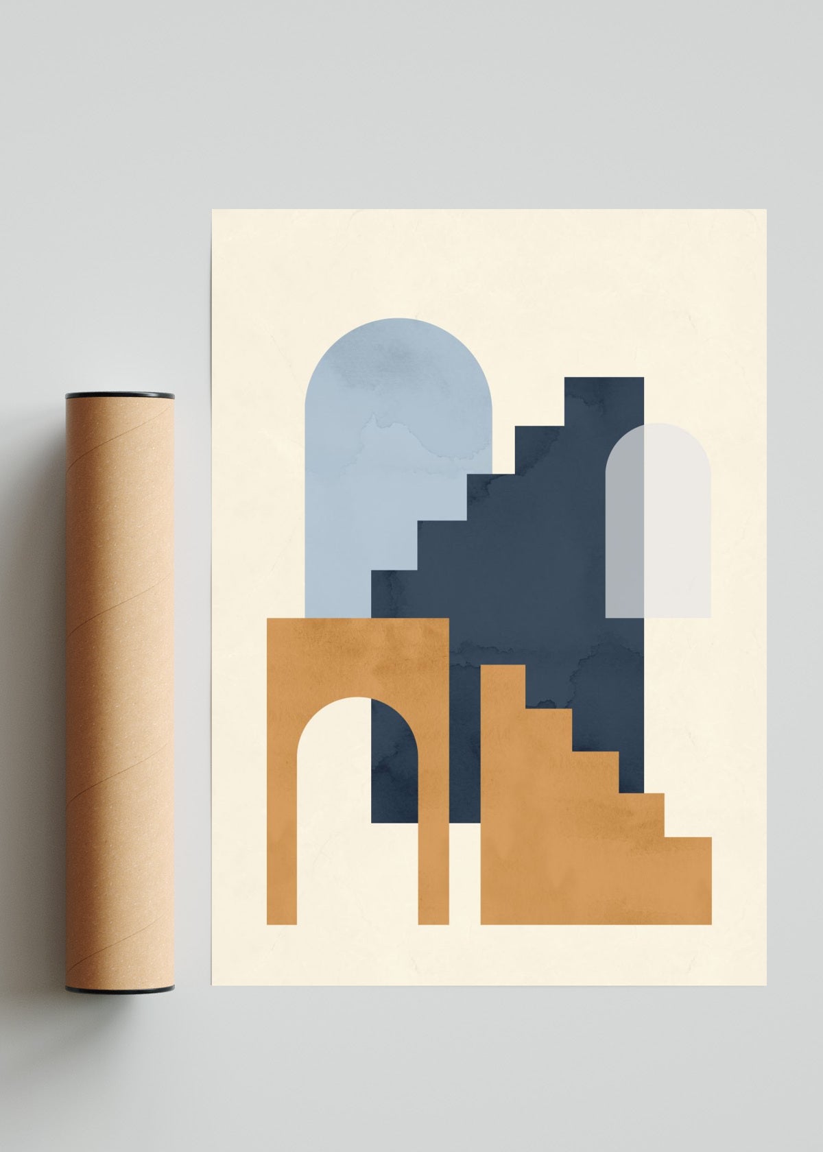 Conjunto geométrico 7 - Retrato solo print